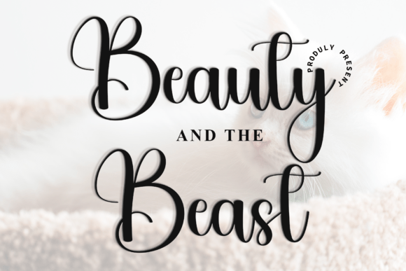 Beauty Beast: A Festive Display Font With Whimsical Charm