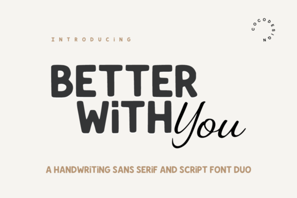 Better with You: A Handwritten Font for Modern Web Design