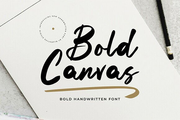 Bold Canvas: A Script Font That Commands Attention
