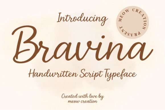 Bravina: A Handwritten Font That Adds Personality to Every Campaign