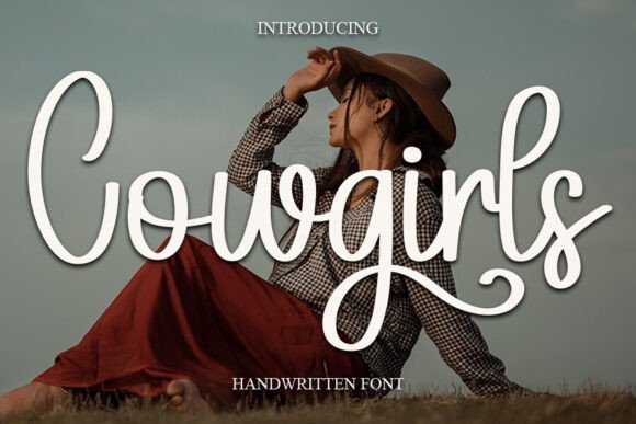 Cowgirls: A Romantic Handwritten Font for Digital Campaigns