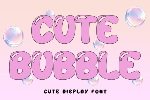 Cute Bubble: A Playful Script Font for Creative Projects