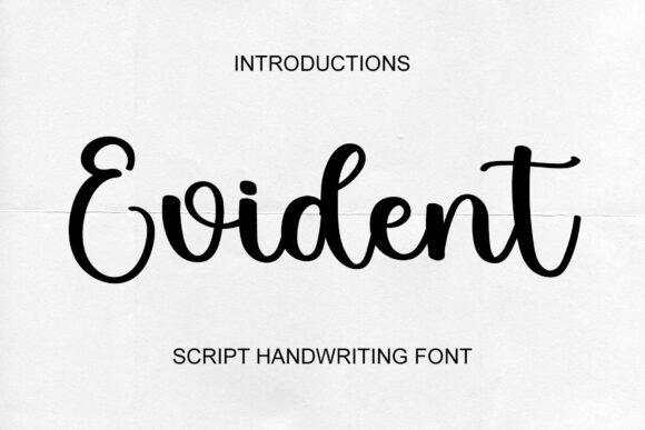 Evident Script Font Brings Warmth to Every Web Design Layout
