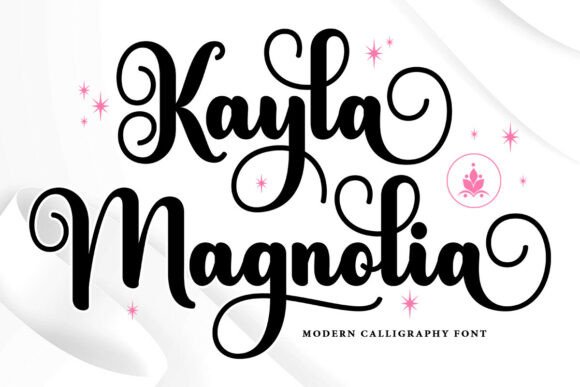 Kayla Magnolia Font: A Sweet Script for Makers and Product Designers