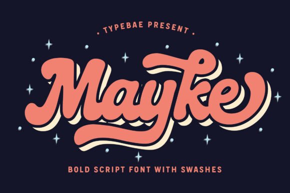 Mayke Regular: A Playful Script Typeface for Makers
