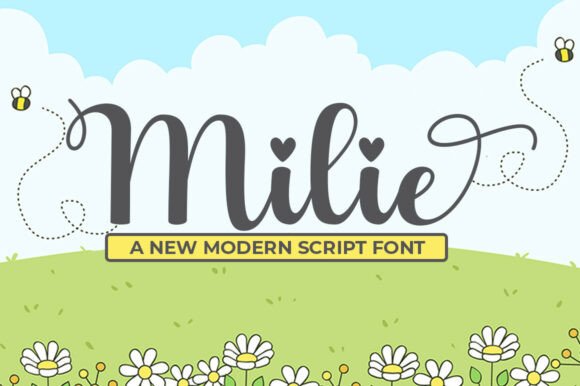 Milie: A Sweet Modern Script Font for Handmade Creators