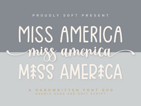 Miss America Font Makes Branding Feel Welcoming