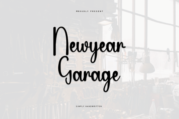 Newyear Garage: A Handwritten Font for Editorial Design