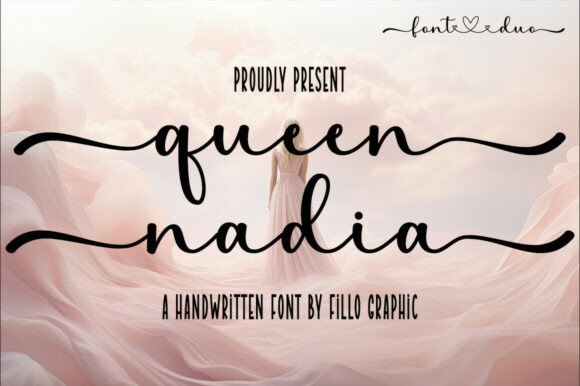 Queennadia: A Graceful Handwritten Font for Editorial Projects