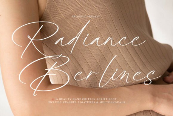 Radiance Berlines: A Script Font That Elevates Your Brand
