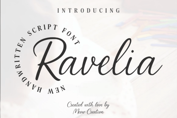 Ravelia Script Font for Modern Brand Campaigns