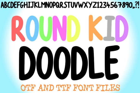 Round Kid Doodle Font: Playful Hand-Drawn Typeface Review