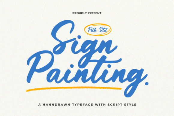 Sign Painting Font Brings Boardwalk Charm to Branding