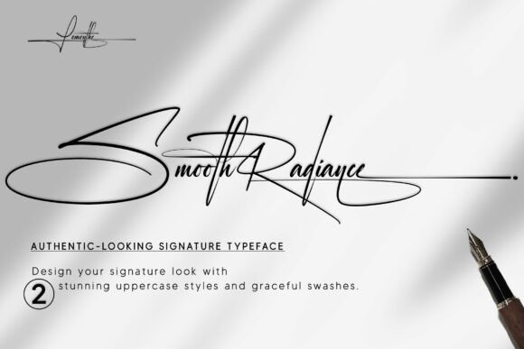 Smooth Radiance: A Handwritten Font for Modern Web Design