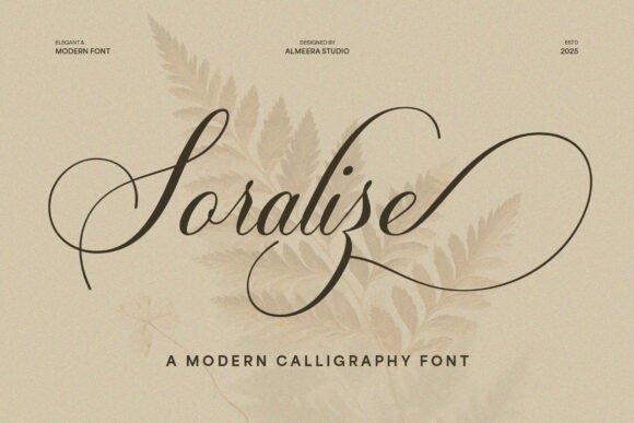 Soralize Font: Upgrade Your Brand with Modern Calligraphy