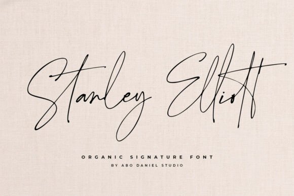 Stanley Elliott: A Refined Script Font for Editorial Design