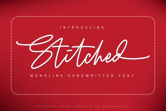 Stitched: A Handwritten Font That Elevates Campaign Visuals