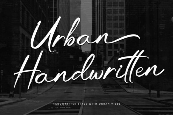 Urban Handwritten: The Brush Script Font for Bold Visual Campaigns