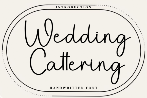 Wedding Cattering: A Timeless Handwritten Font for Web Design