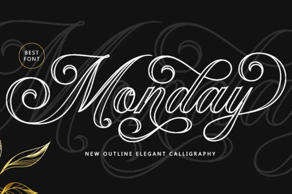Why Monday Outline Font Wins for Campaign Design